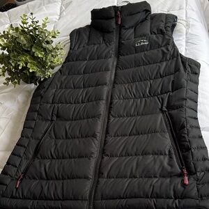 L.L. Bean Women's Black Quilted Vest
